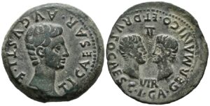 MOnedas antiguas Acci Guadix Granda Imperio Romano